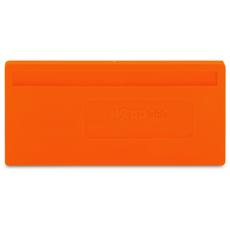 Separator plate; 2 mm thick; oversized; orange