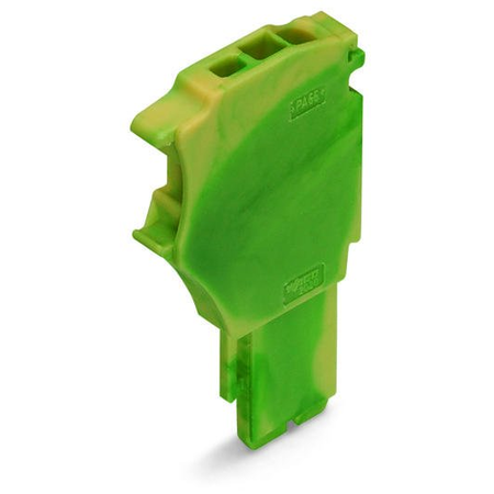 Start module for 1-conductor female connector; 1.5 mm²; 1-pole; 1,50 mm²; green-yellow