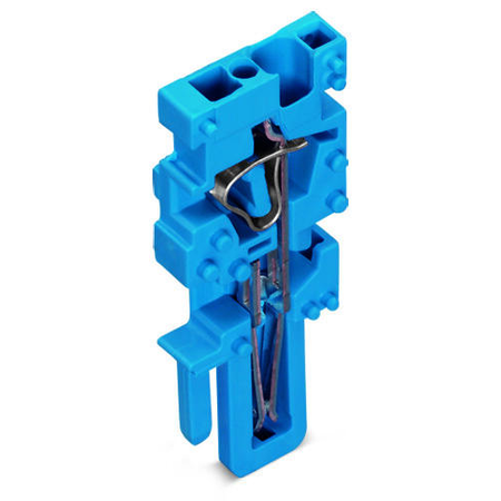 Center module for 1-conductor female connector; 4 mm²; 1-pole; 4,00 mm²; blue