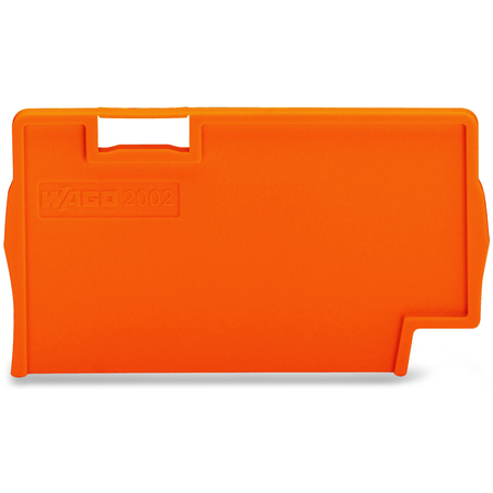 Separator plate; 2 mm thick; oversized; orange