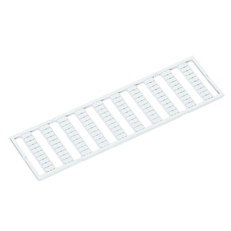 WMB marking card; as card; MARKED; PE (100x); stretchable 5 - 5.2 mm; Horizontal marking; snap-on type; white