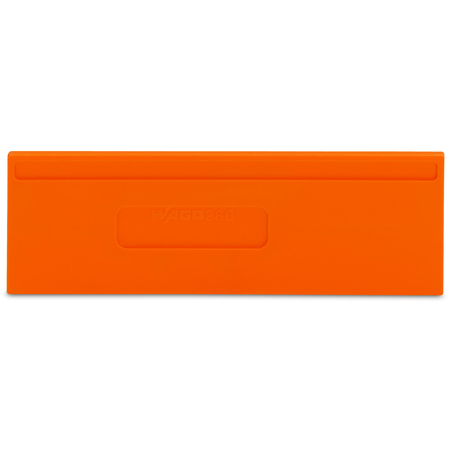 Separator plate; 2 mm thick; oversized; orange