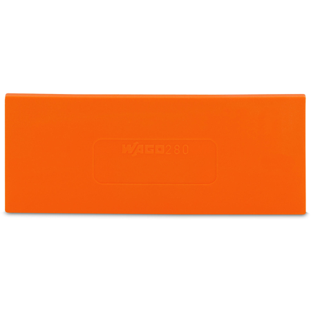 Separator plate; 2 mm thick; oversized; orange