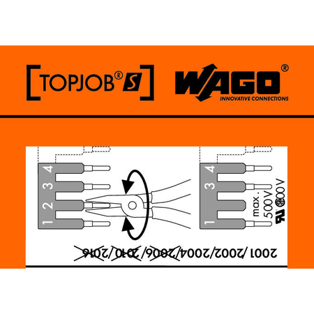 Stickers for operating instructions; for TOPJOB®S jumpers; 2001/2002/2004/2006/2010/2016 Series