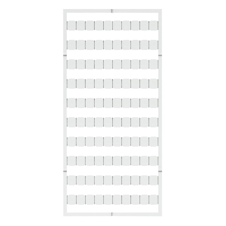 WTB marking card; as card; not stretchable; plain; snap-on type; white
