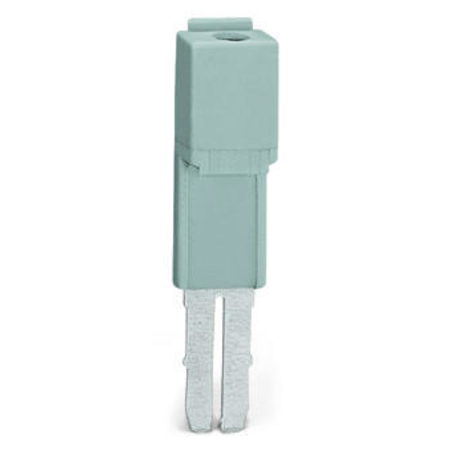 Test plug adapter; 5 mm wide; for test plug 210-137 (2.3 mm Ø); suitable for 1.5 mm² - 4 mm² tbs; gray