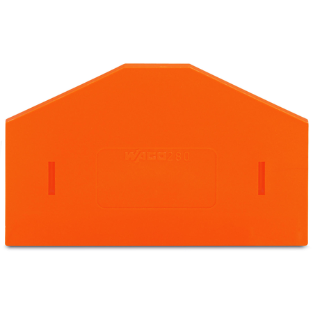 Separator plate; 2.5 mm thick; oversized; orange