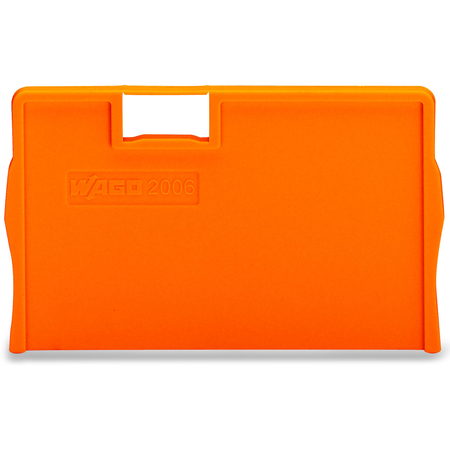 Separator plate; 2 mm thick; oversized; orange