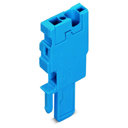 Start module for 1-conductor female connector; 4 mm²; 1-pole; 4,00 mm²; blue