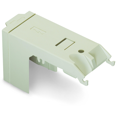 Protective cover; IP20; for high-current terminal blocks with 2 stud bolts M8; light gray