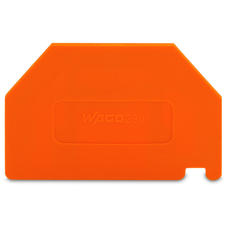 Separator plate; 2 mm thick; oversized; orange