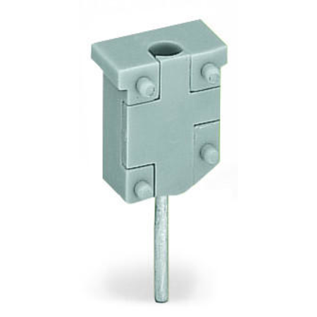 Test plug module; without locking device; modular; for 2-conductor terminal blocks; gray