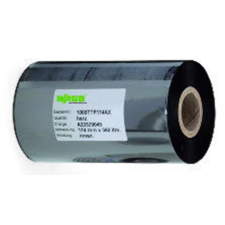 Thermal transfer ink ribbon; for TP 298/TP 343; for polyester labels; black