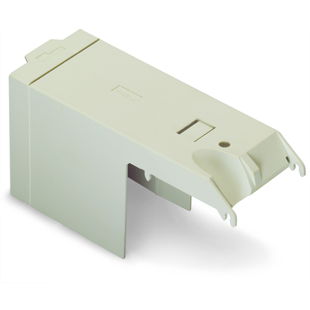 Protective cover; IP20; for high-current terminal blocks with 2 stud bolts M10; light gray