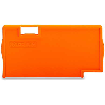 Separator plate; 2 mm thick; oversized; orange