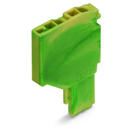 Start module for 2-conductor female connector; 1.5 mm²; 1-pole; 1,50 mm²; green-yellow