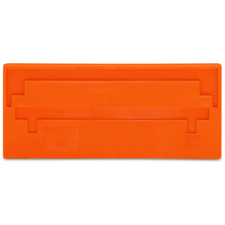 Separator plate; 2 mm thick; oversized; orange