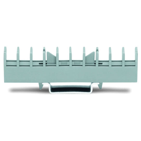 Collective carrier for jumpers; for jumpers for transverse switching terminal block (282-811) and longitudinal switching disconnect terminal block (282-821); gray