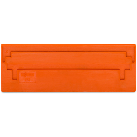 Separator plate; 2 mm thick; oversized; orange