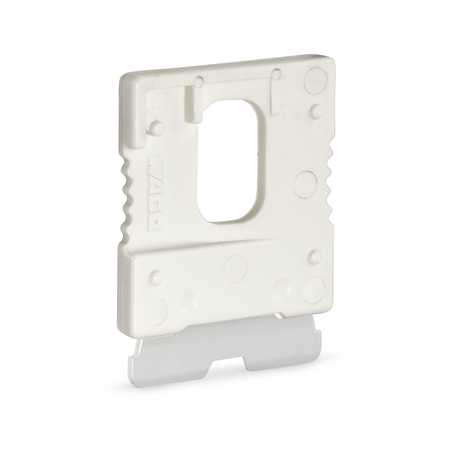 Disconnect plug for carrier terminal blocks; white