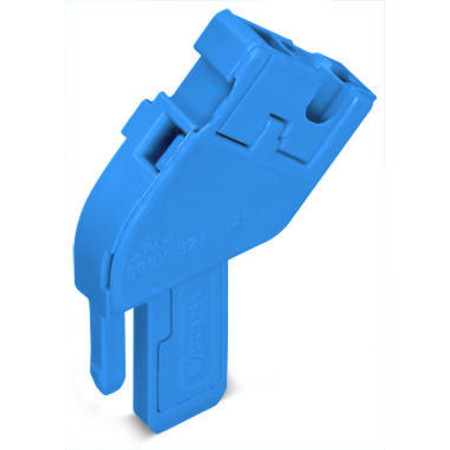 Start module for 1-conductor female connector; angled; 4 mm²; 1-pole; 4,00 mm²; blue