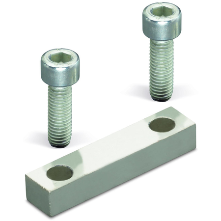 Jumper bar with screws; 2-way; for high-current terminal blocks with 2 stud bolts m10