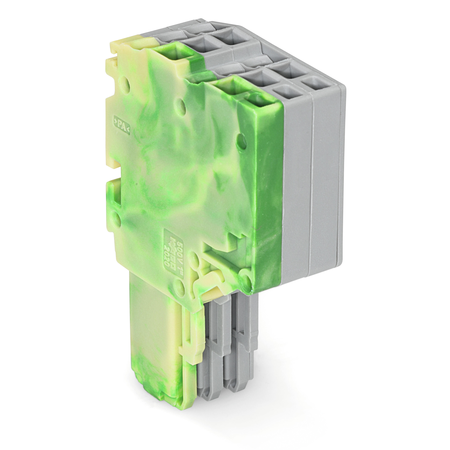 2-conductor female connector; 1.5 mm²; 3-pole; 1,50 mm²; green-yellow, gray