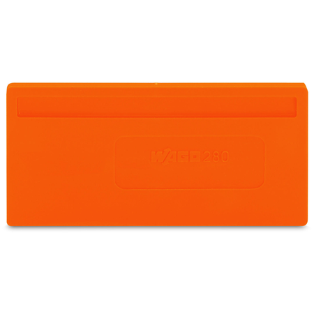 Separator plate; 2 mm thick; oversized; orange