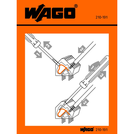 Stickers for operating instructions; for PCB terminal blocks; 736, 737 and 738 Series