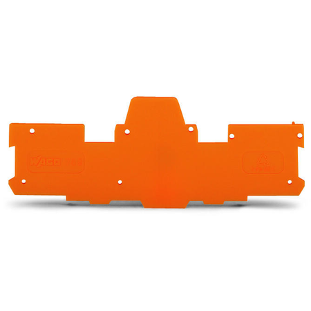 Seperator plate; 1.1 mm thick; oversized; orange