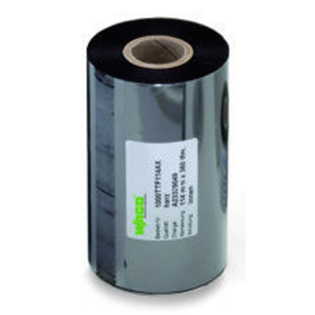 Thermal transfer ink ribbon; for TP 298/TP 343; only for paper labels; black