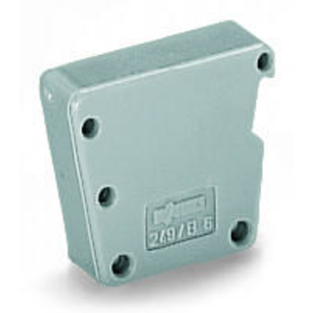 B-type spacer module; modular; e.g., for bridging commoned terminal blocks; gray