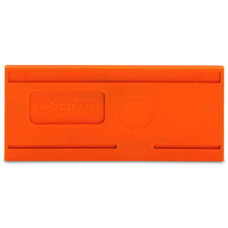 Separator plate; 2 mm thick; oversized; orange