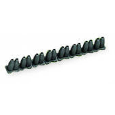 Insulation stop; 0.25 - 0.5 mm² s+f-st; 8 pieces/strip; dark gray