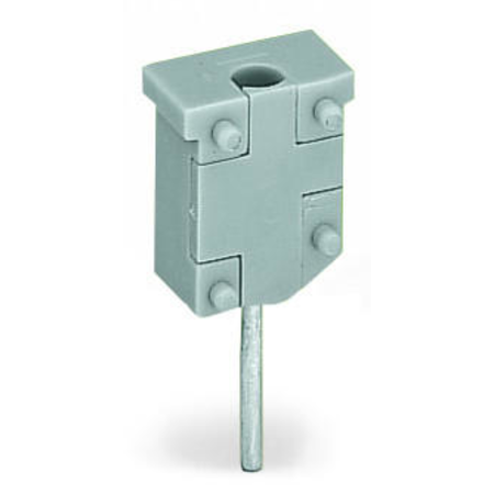 Test plug module; without locking device; modular; for 2-conductor terminal blocks; gray