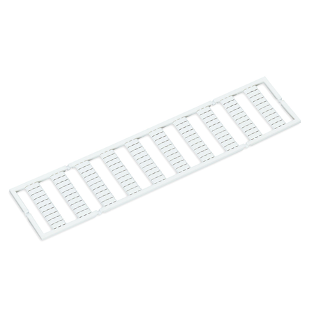 WMB marking card; as card; MARKED; L3 (100x); stretchable 4 - 4.2 mm; Horizontal marking; snap-on type; white
