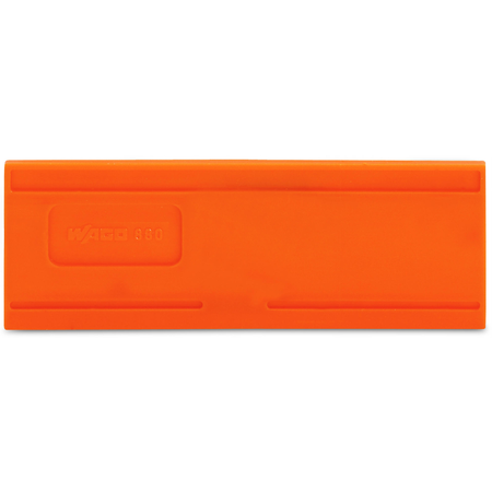 Separator plate; 2 mm thick; oversized; orange