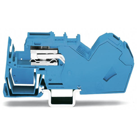 1-conductor power distribution disconnect terminal block; 35 mm²; with integrated end plate; CAGE CLAMP®; 35,00 mm²; gray