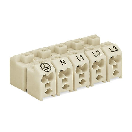Power supply connector; 1,50 mm²; white