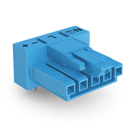 Socket for PCBs; angled; 5-pole; Cod. I