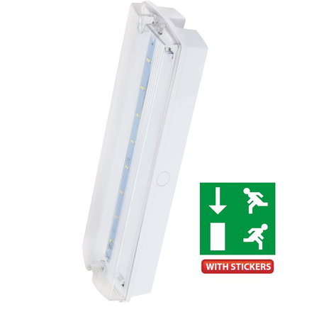 Lampa emergenta led 2w ip65 permanenta sau ne permanenta autonomie 3 ore