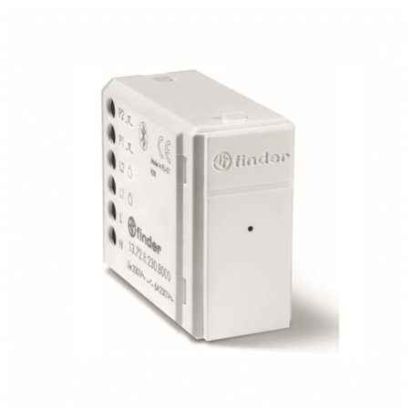 Releu multi-functie - 2 contacte, 6 A, Bluetooth BLE, Wall mounting residential switch boxes, 230 V, C.A. (50/60Hz), Standard, White