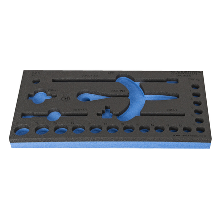Modul de plastic pentru capete chei tubulare 3/8 188mm, 364mm, 30mm, 25g