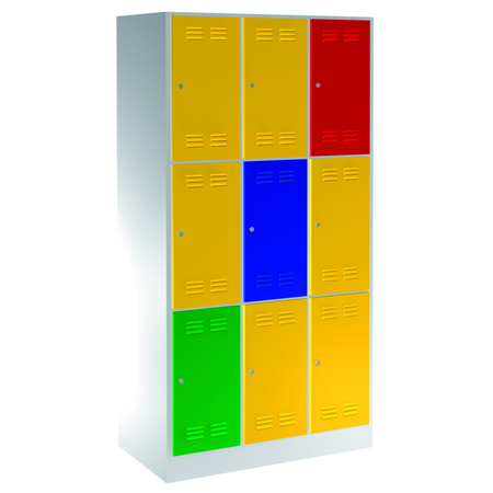 Vestiar cu 9 compartimente 1000mm, 500mm, 1880mm, 300mm, 20mm, 575mm, 95000g