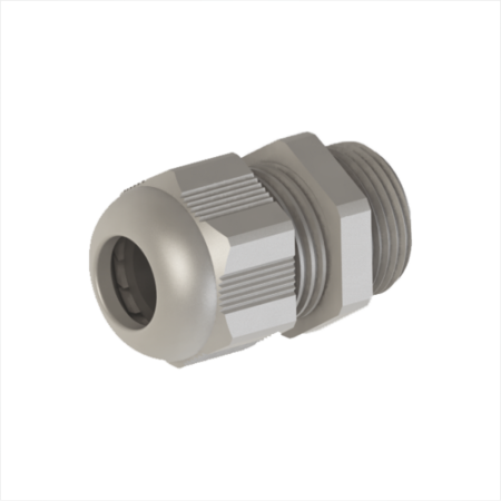 Presetupa, PG07, 3-6,5mm, PA6, light grey RAL7035, IP68 (w locknut and O-ring)