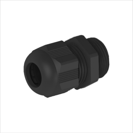 Presetupa, PG42, 30-38mm, PA6, black RAL9005, IP68 (w locknut and O-ring)