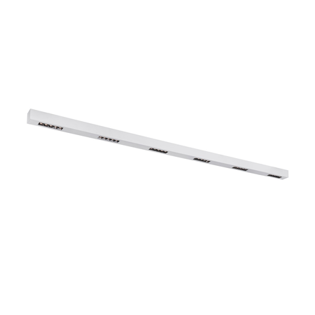 Corp iluminat tavan, q-line ® de luminita tavan, cu led-uri de culoare gri montat pe suprafata interioara lumenul plafon, 2m, bap, argintului, 3000k,