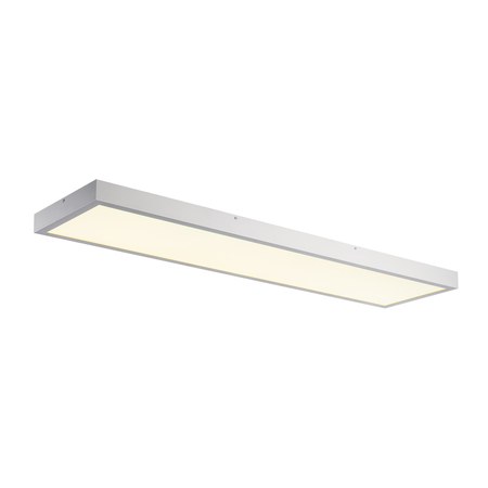 Corp iluminat tavan, luminita led-uri, placi de interior tavan luminita plafon pe suprafata gri barele 1200x300mm gri 4000k,