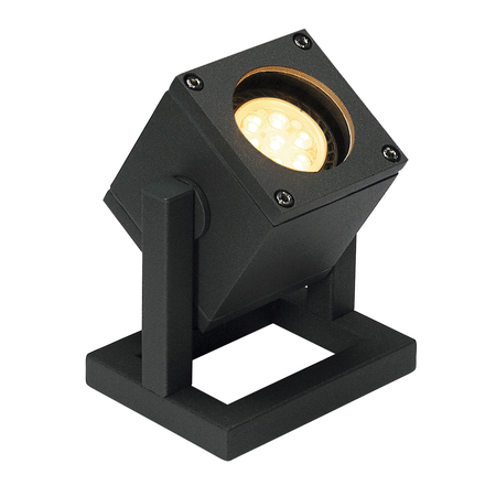 Lampa pla, cubix floor gu10 lampi, antracit