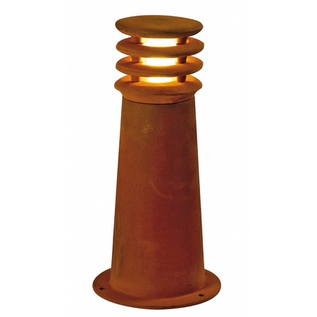 Lampa podea, lampi rusty ® floor 40 e27, rugina stand de podea in aer liber, tc-dse, ip55, otel rotund, ruginite, Ø / h 19/40 cm, max. 11w,